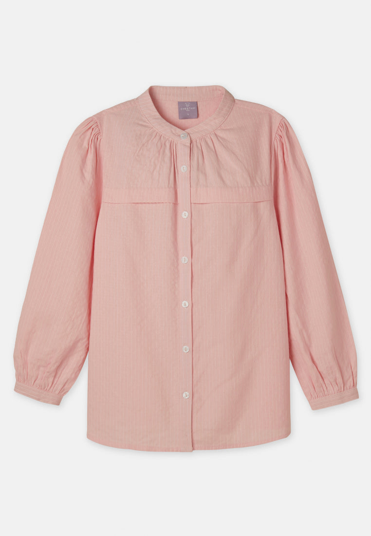 Girls pink blouse hotsell