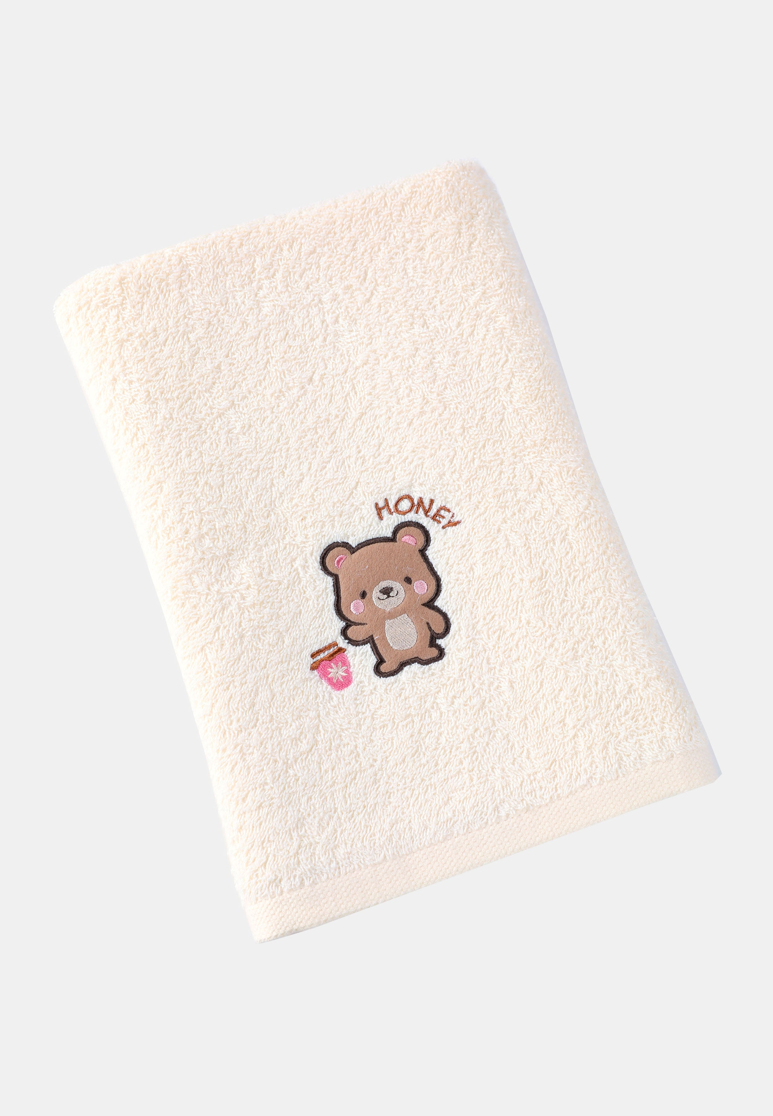 Baby Cheetah Baby Bath Towel With Embroidery CBB BT18028