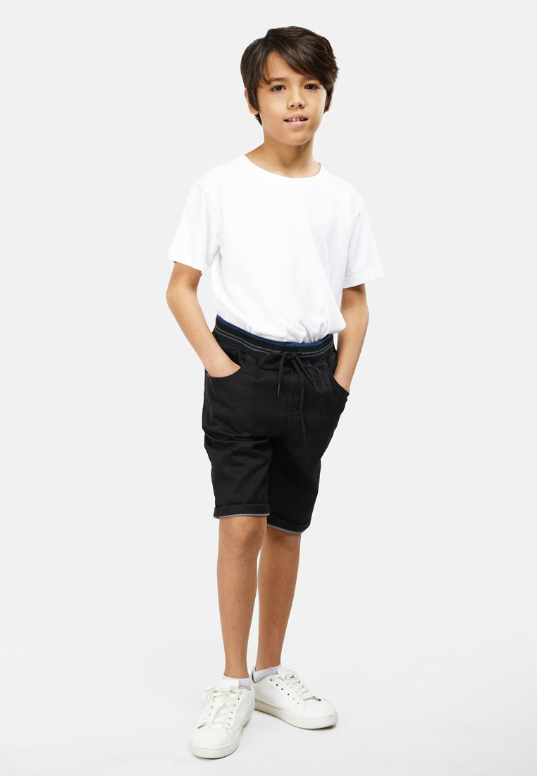 Black short pants best sale