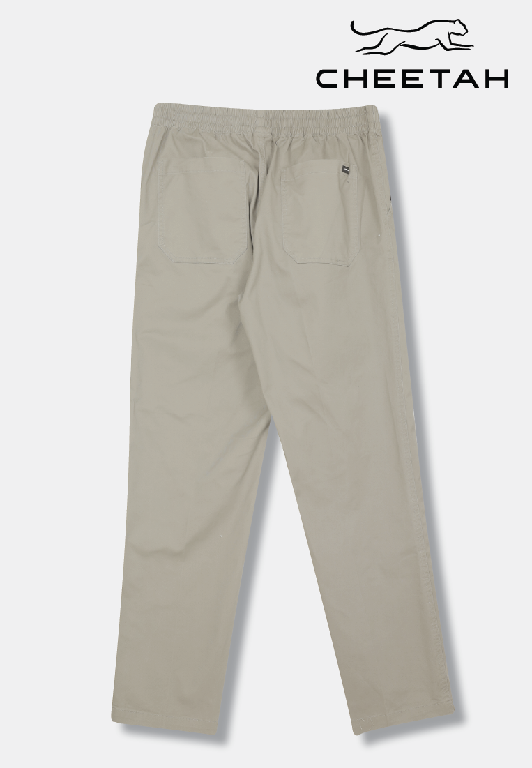 Cheetah Men Cotton Twill Front Cut & Sew Design Jogger Pants - 110710