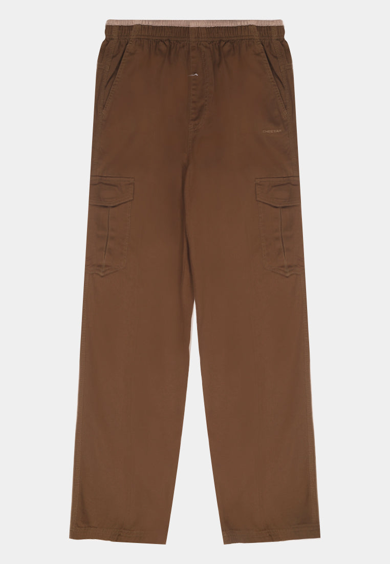 Cheetah Men Cotton Twill Cargo Long Pants - 110770