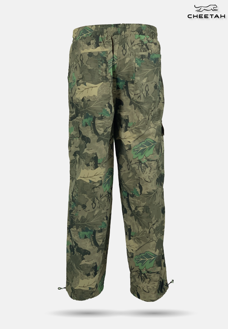 SDR Revolucion Unisex Cargo Straight Fit Printed Printed Lightweight Fabric Poly Blend Long Pants - 51686