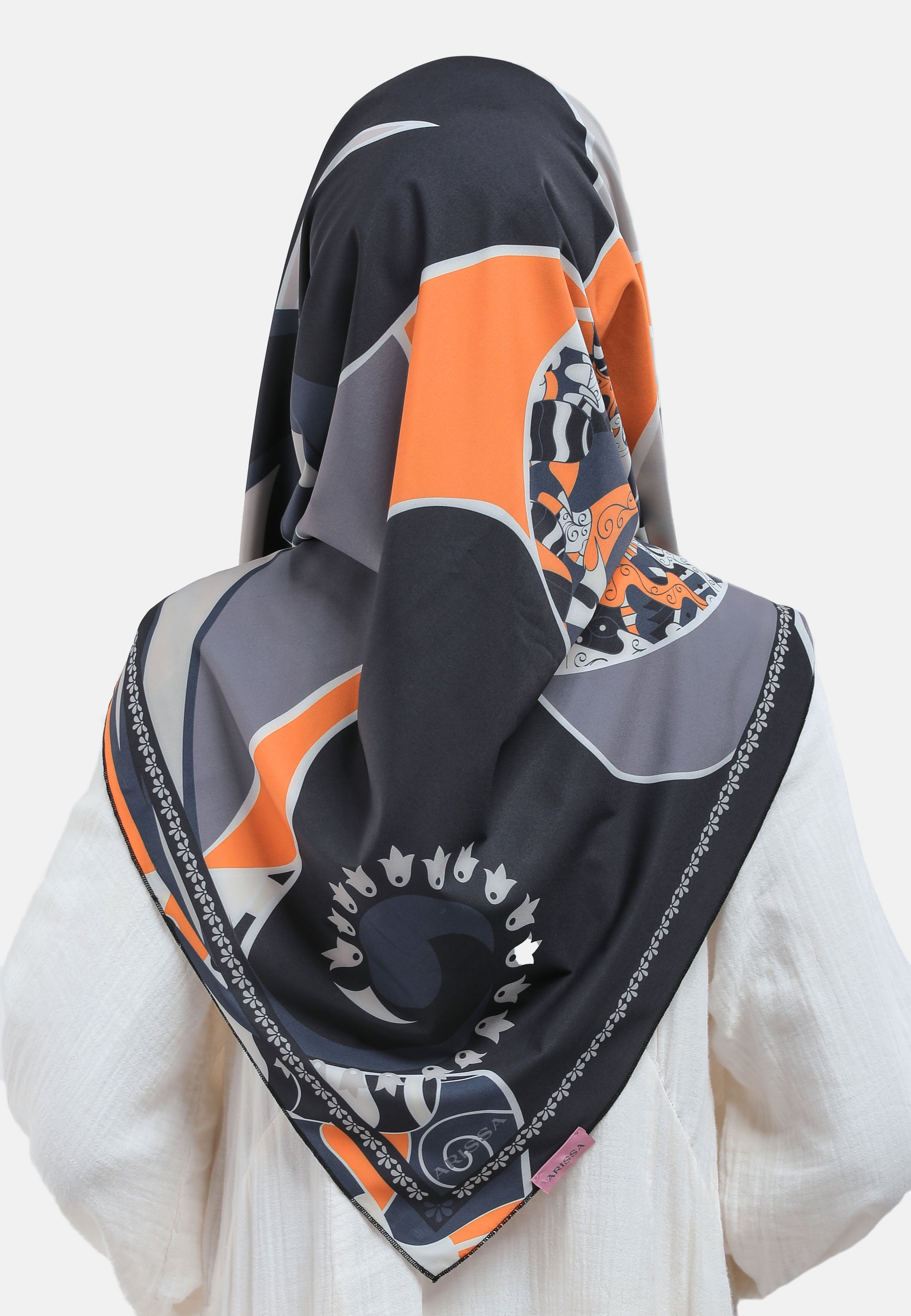 Arissa Hijab Attina Printed Square Scarf - ARS-ST11210 (MD2)