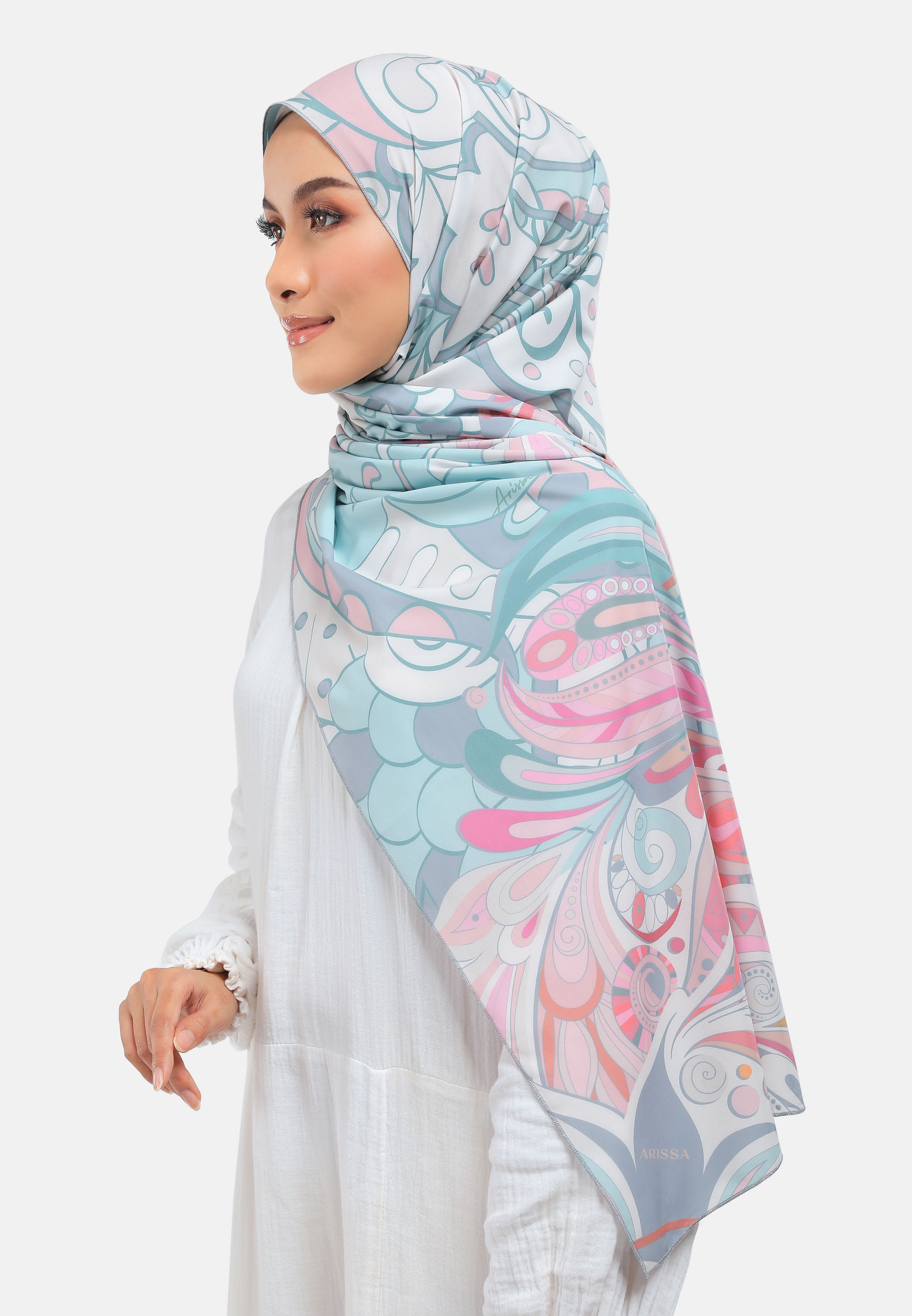 Arissa Hijab Leah Printed Shawl Scarf - ARS-ST11216 (MD2)