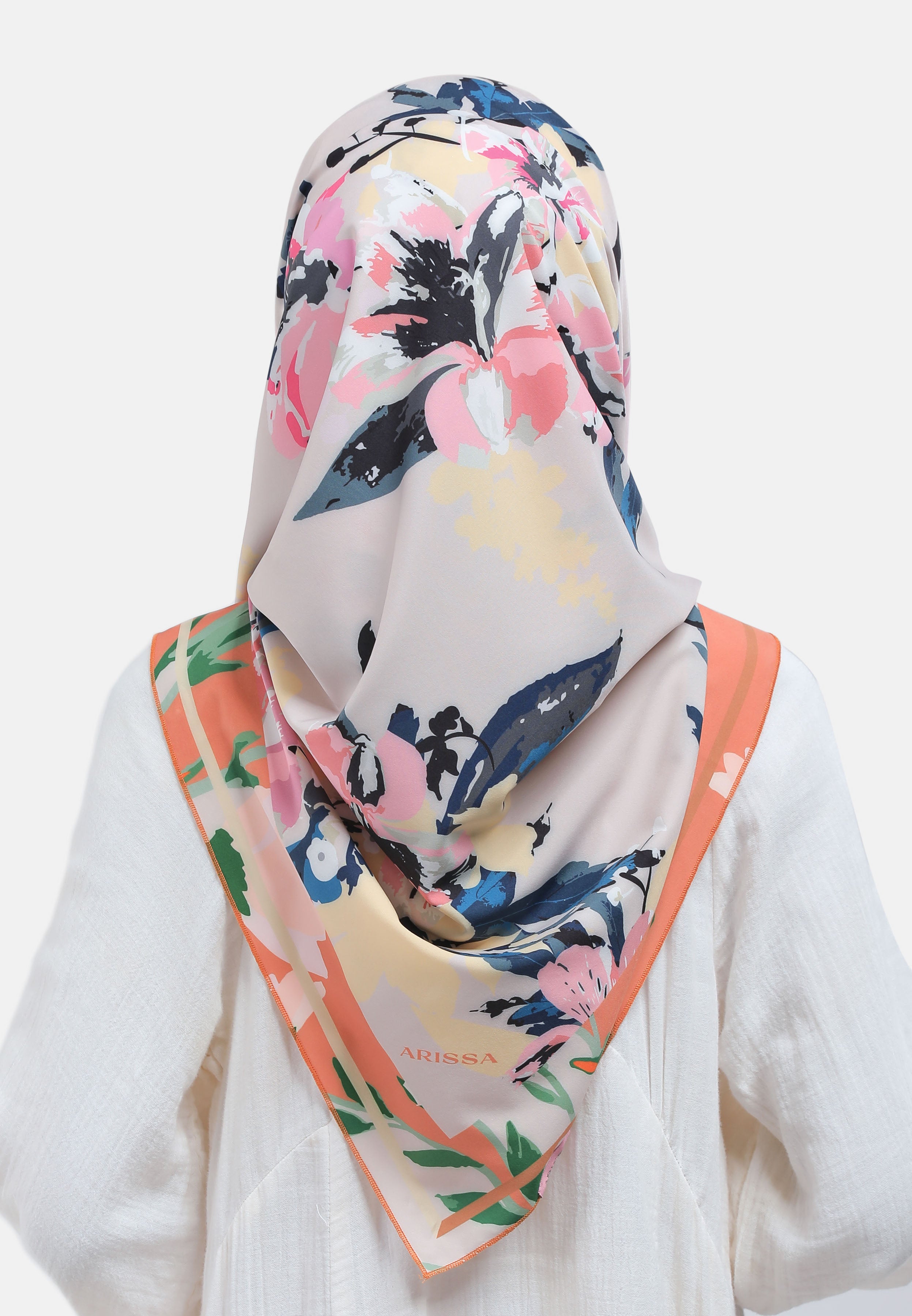 Arissa Hijab Misato Printed Square Scarf - ARS-ST11240 (MD2)