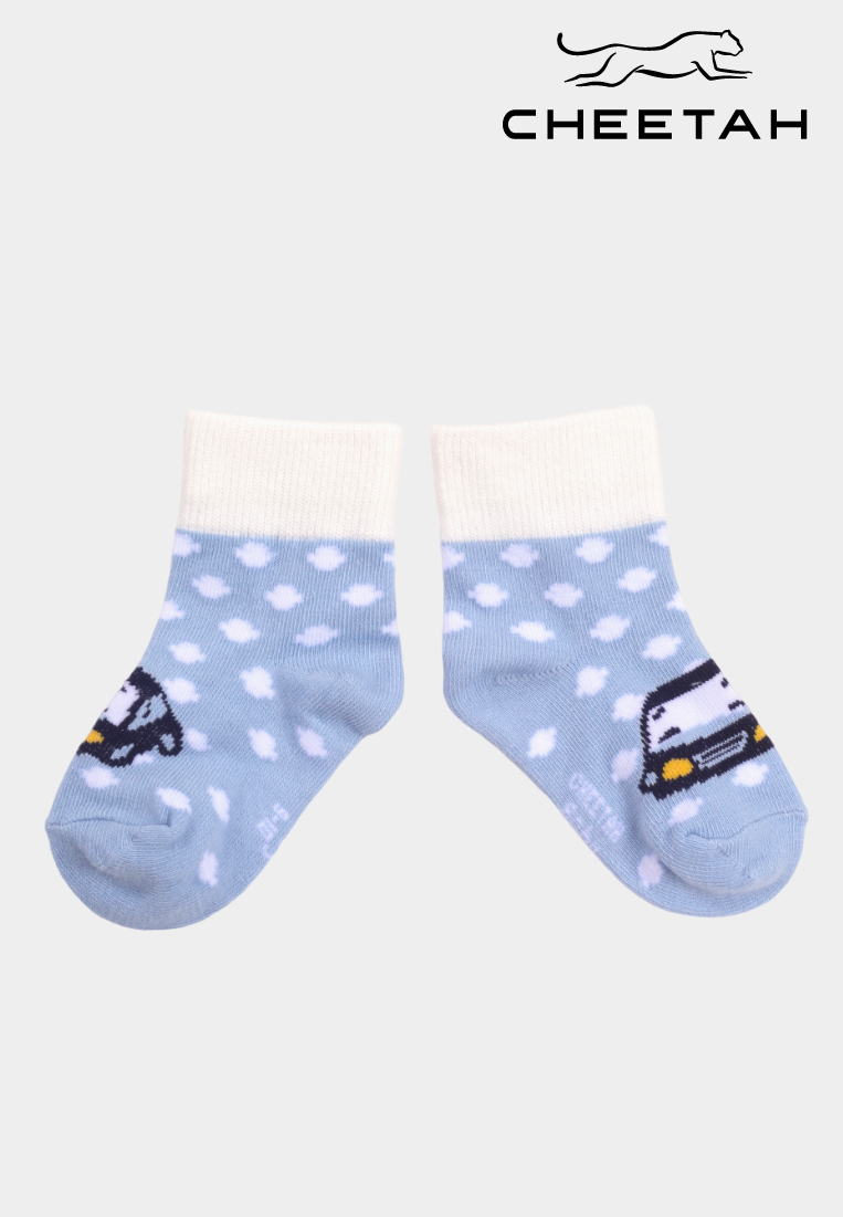 Cheetah Baby Boy Socks (2 in 1) - CBB-0408