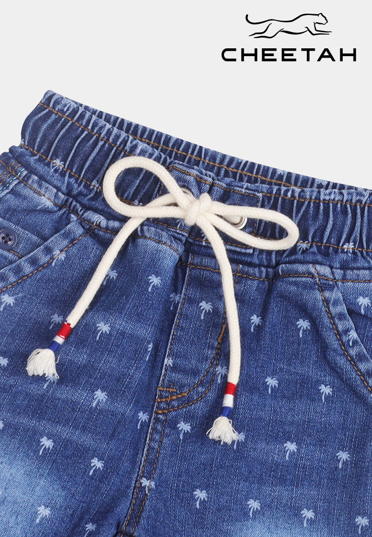 Cheetah Baby Toddler Boy Denim Short Pants - CBB-2302