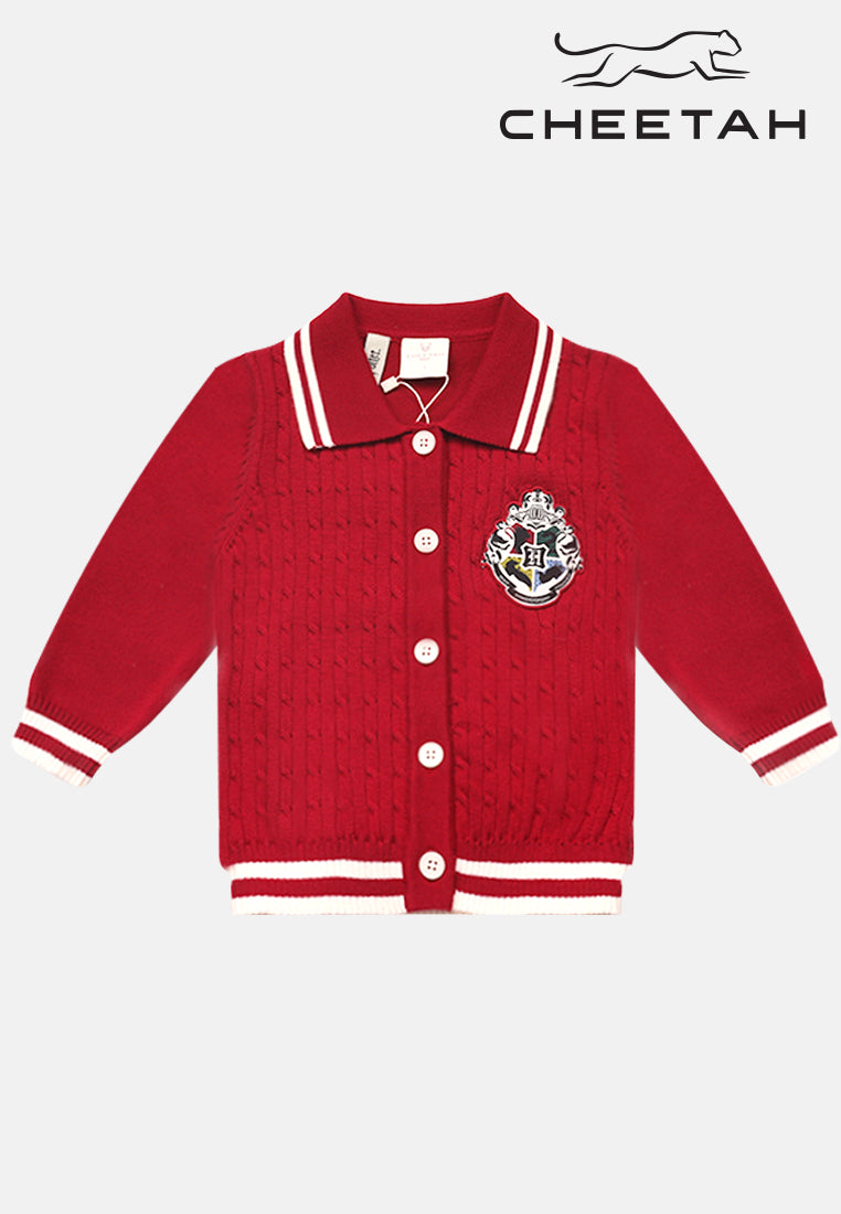 Cheetah Baby Boy Harry Potter Regular Fit Knitted Fabric Long Sleeves Jacket - CBB-3142