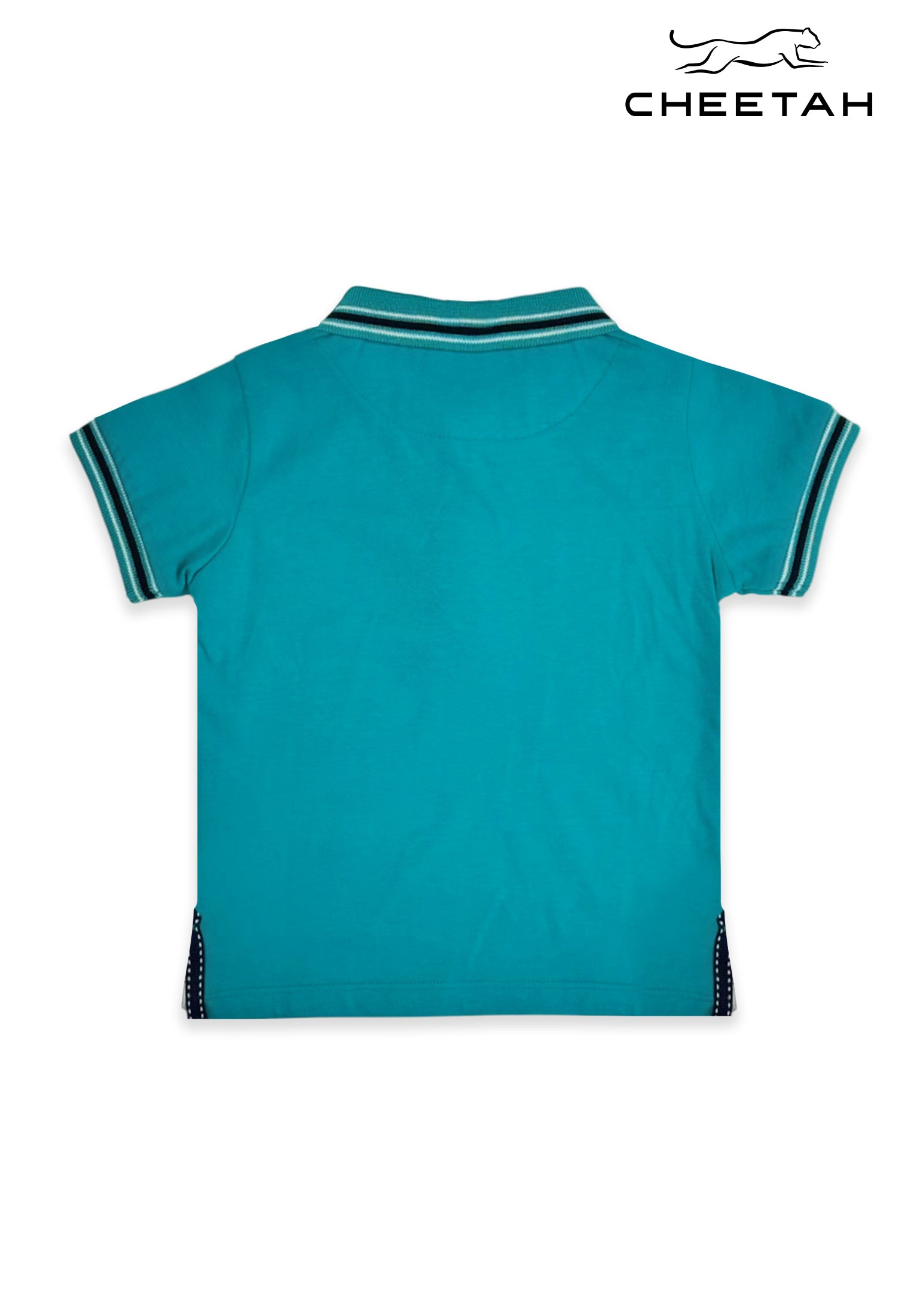 Cheetah Baby Boy Short Sleeves Polo Tee - CBB-7176