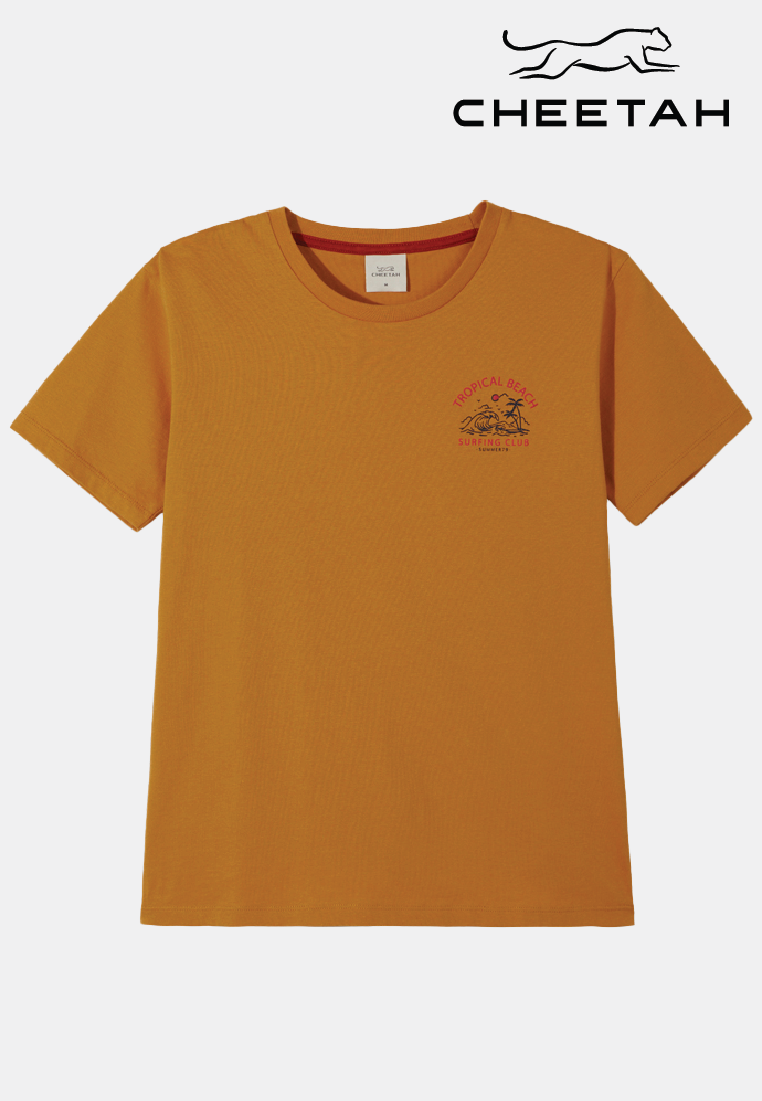 CHEETAH Women Basic Short Sleeve Graphic Tee  -  CL-95956