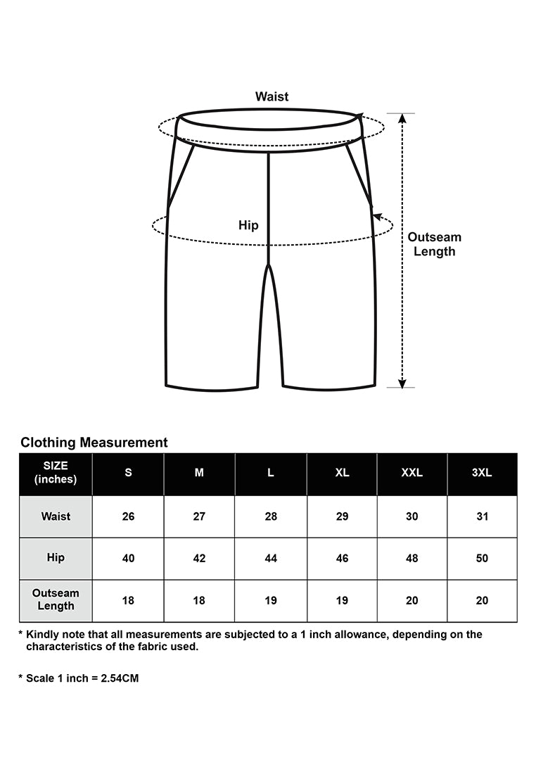 CTH unlimited Jacquard Nylon Spandex Bermuda Shorts - CU-2958