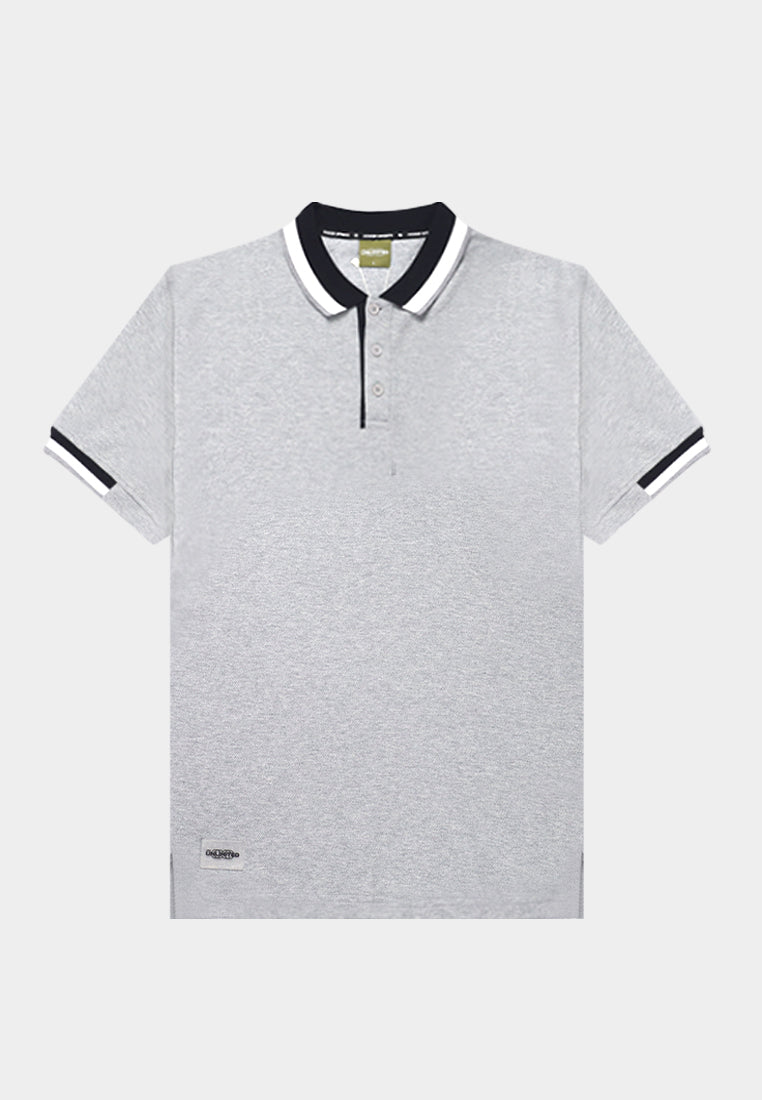 CTH unlimited Fancy Knit Short Sleeve Polo Shirt - CU-70090