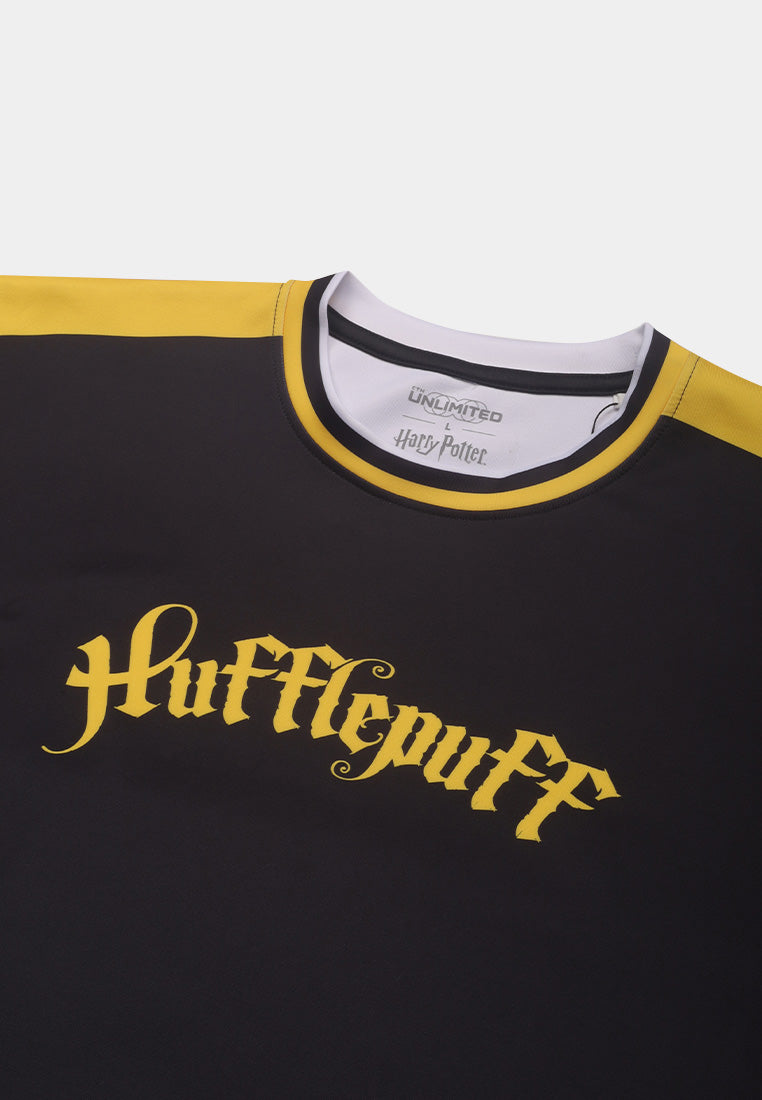 CTH unlimited Harry Potter Hufflepuff Oversized Full Printed Round Neck Short Sleeve Jersey Top - CU-91500