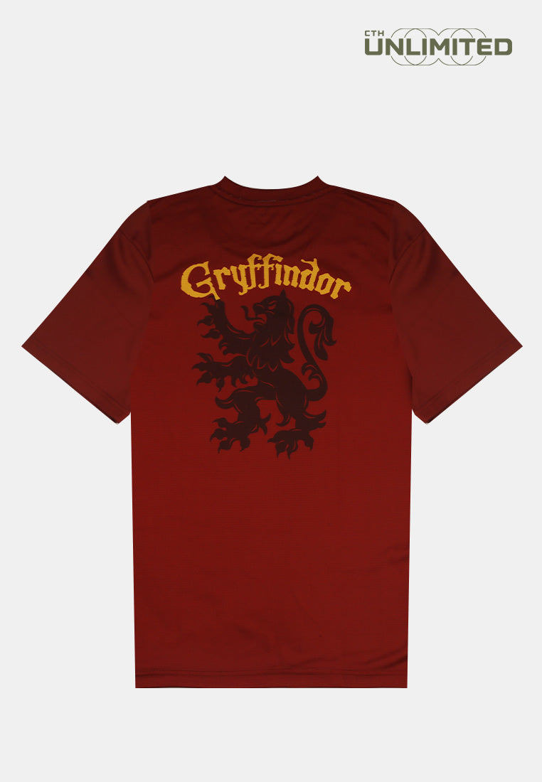 CTH unlimited Unisex Harry Potter Gryffindor Full Printed Round Neck Short Sleeve Jersey Top - CU-91620(U)