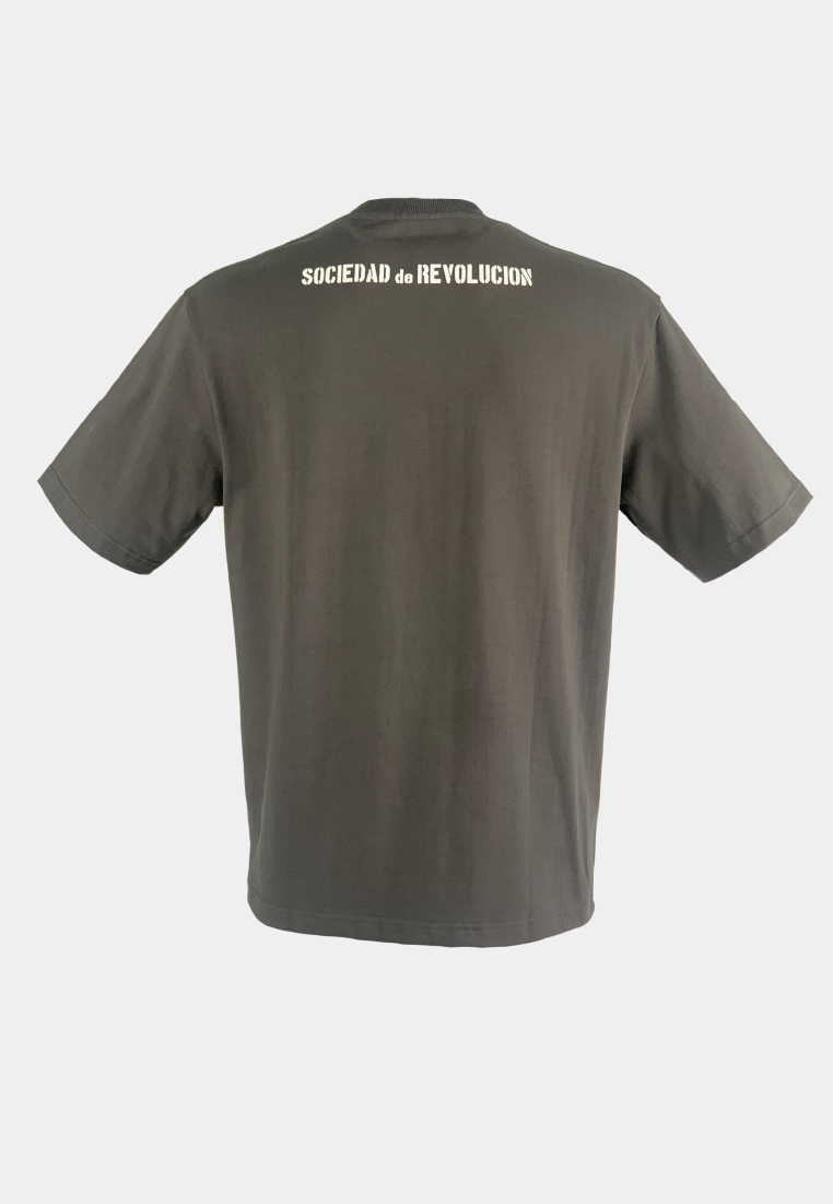 SDR Revolucion Oversize Solid Tone Heavy Jersey Fabric - 310gsm Short Sleeve Cotton Blend Basic Tee - RV-9028